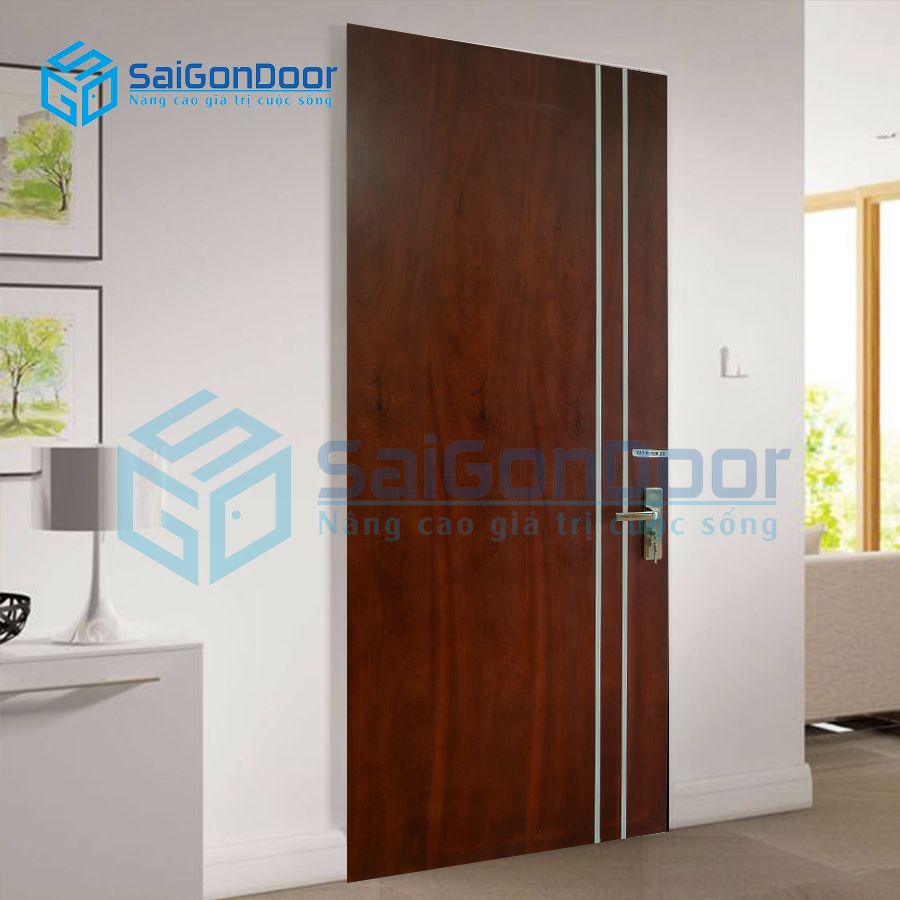 Cửa gỗ chống cháy GCC.P1R2-CAM XE