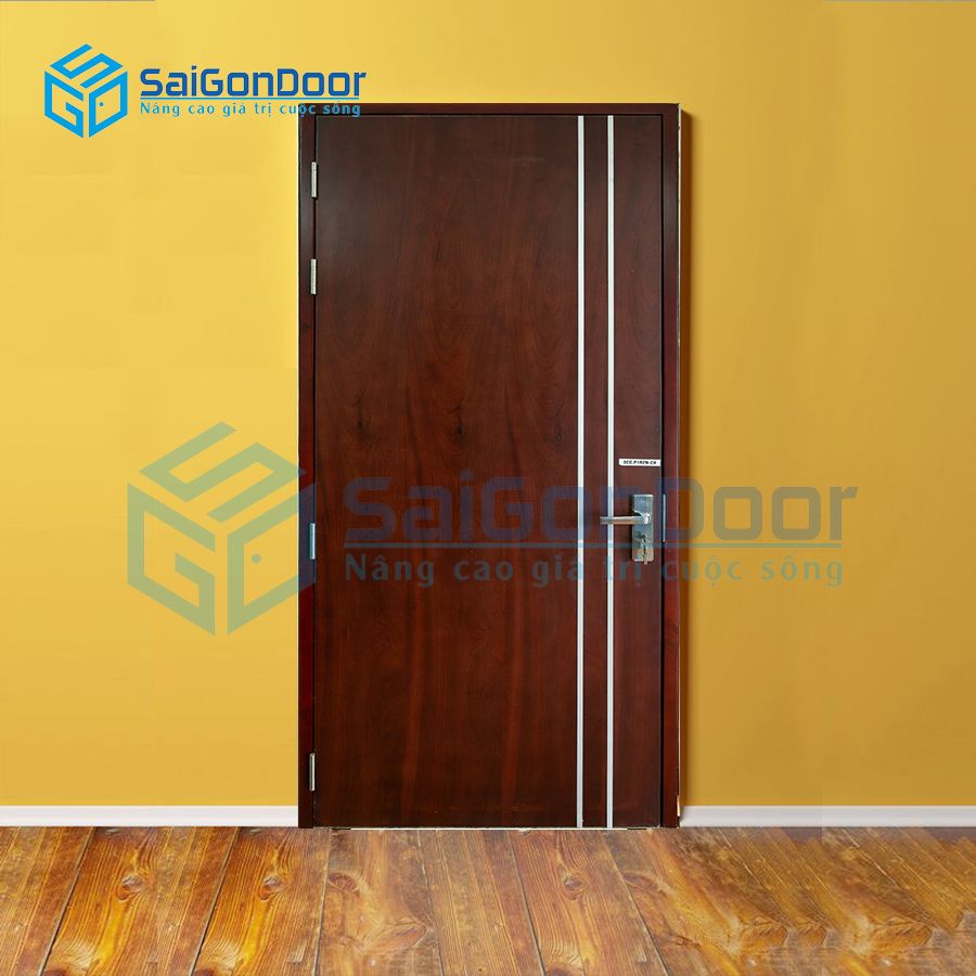 Cửa gỗ chống cháy GCC.P1R2N-CAM XE