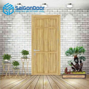 Cửa Nhựa Gỗ Composite 6A soi 1